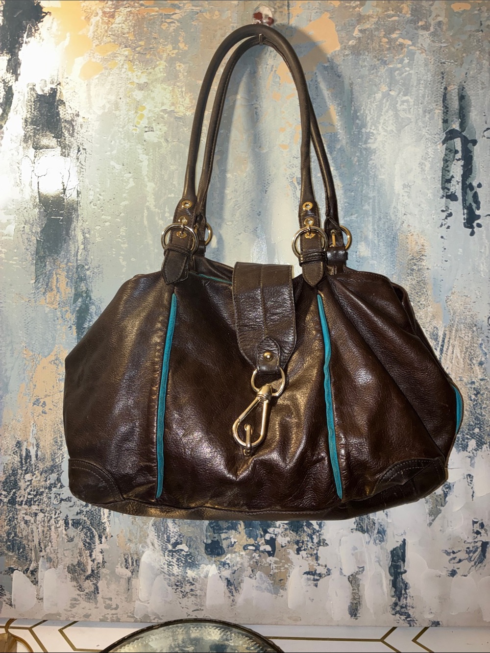 Vintage  Italian  Alberta Di Canio Milan Italy Shoulder Bag